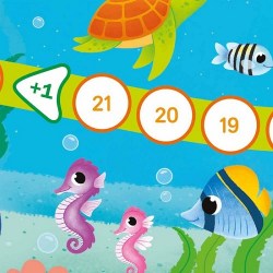 Игра-ходилка с фишками для малышей. В океане